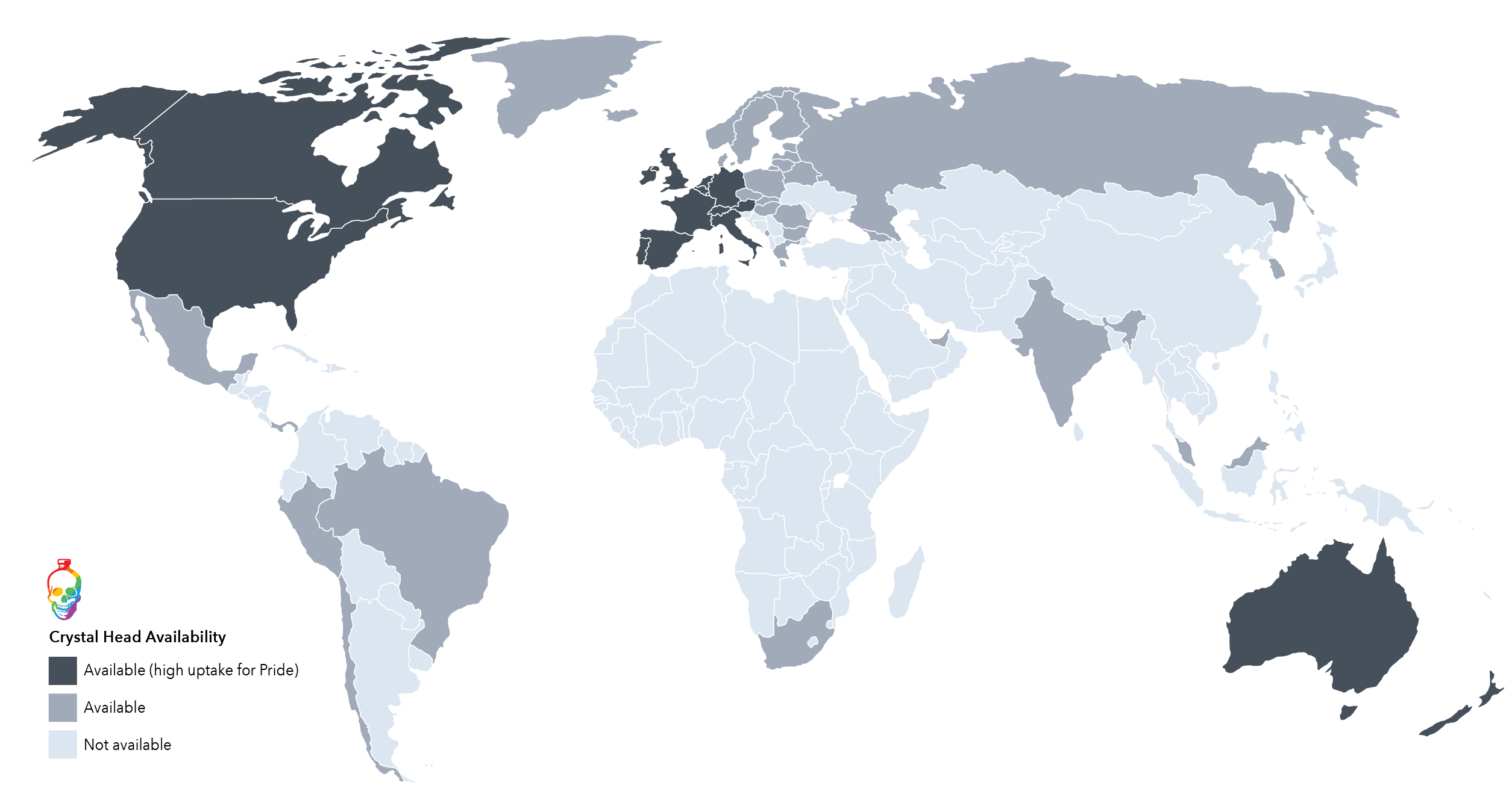 CHV Pride Market Distribution Map [2025]